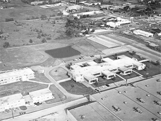 Aerial view of Lombard campus