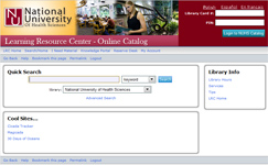 Thumbnail of LRC Catalog website