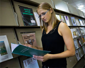LRC - Student With Magazine