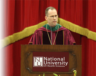 Photo of President Stiefel speaking