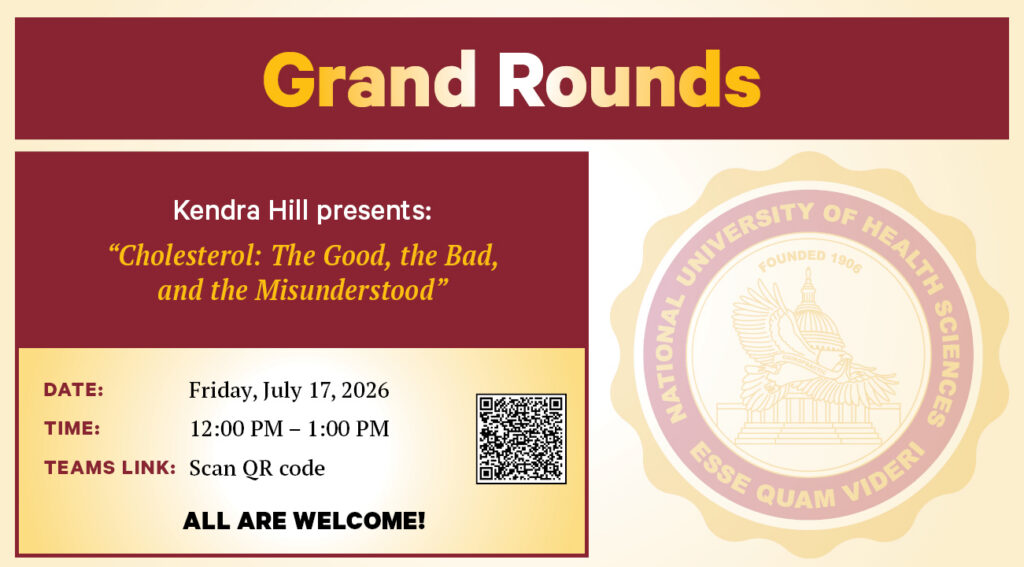 Grand Rounds 7/17/26 scan qr code for more information
