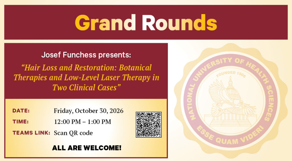 Grand Rounds info graphic you can scan the qr code for more information