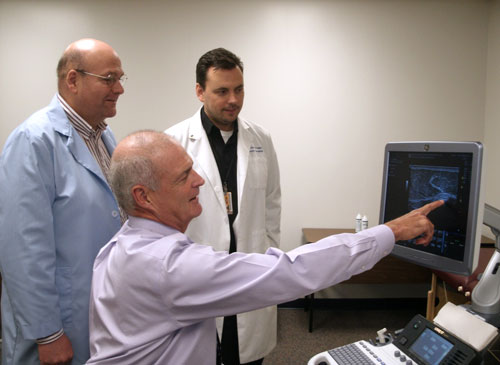 doctor clark training nuhs faculty on musculoskeletal ultrasound
