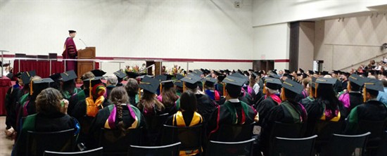 2016 graduates at commencement