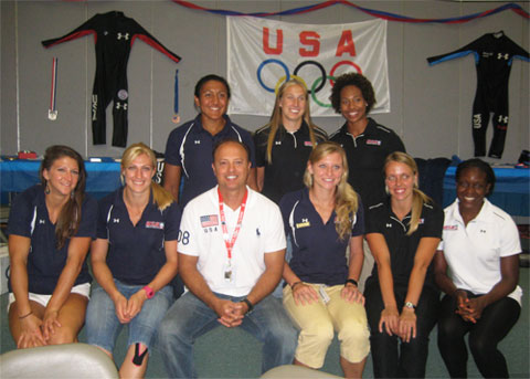 Dr.Guadagno with Team USA Bobsledders