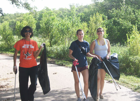 nuhs florida students volunteer ft de soto park
