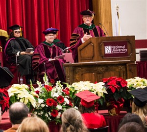 President-Emeritus James Winterstein, DC, as commencement speaker for 2016 graduation