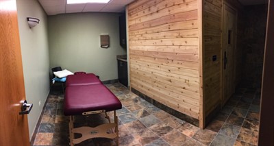 hydrotherapy suite in Whole Health Center clinic Lombard