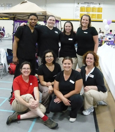 national interns volunteer relay for life