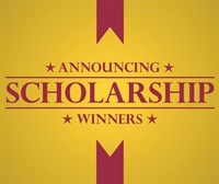 announcing scholarship winners graphic