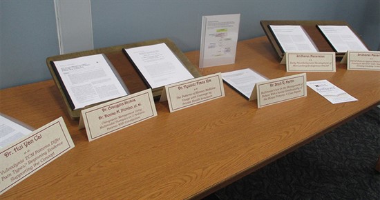 journals and research on display