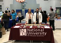 Amanda Bose, DC, ND, and Joseph Vazquez, ND, at annual Family Wellness and Back to School Fair