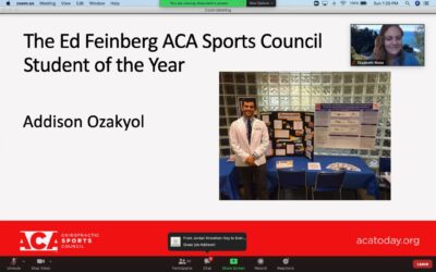 NUHS student Addison Ozakyol named Student of the Year by ACA Sports Council