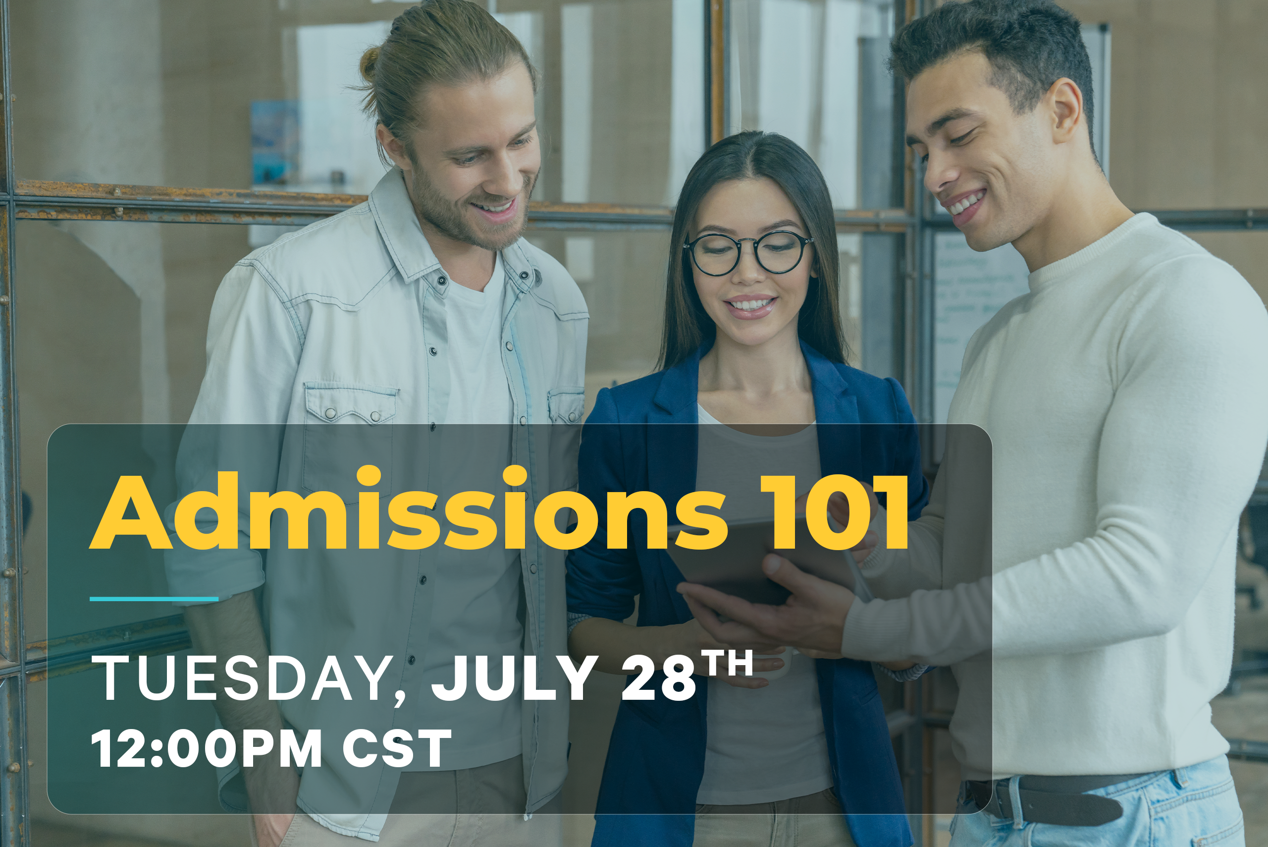 Admissions 101 flyer