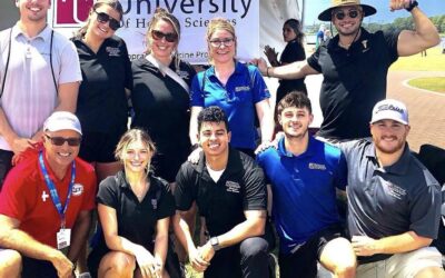 NUHS-Florida students help treat athletes at national boating competition