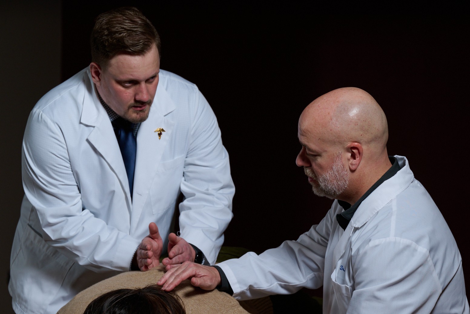 Male DC intern shadowing DC Clinician_w-Patient