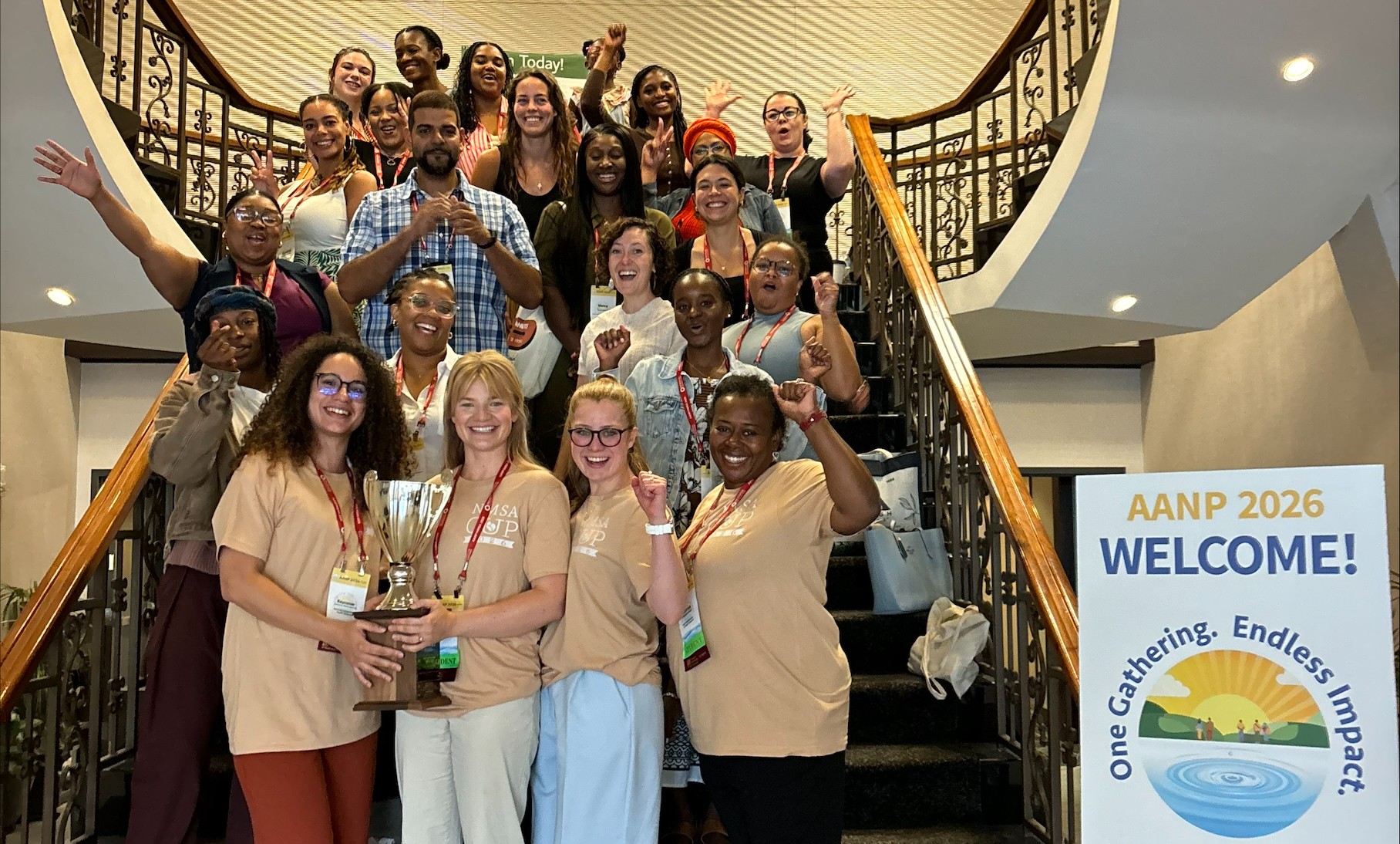 NUHS students, faculty and alumni at the 2026 AANP Conference