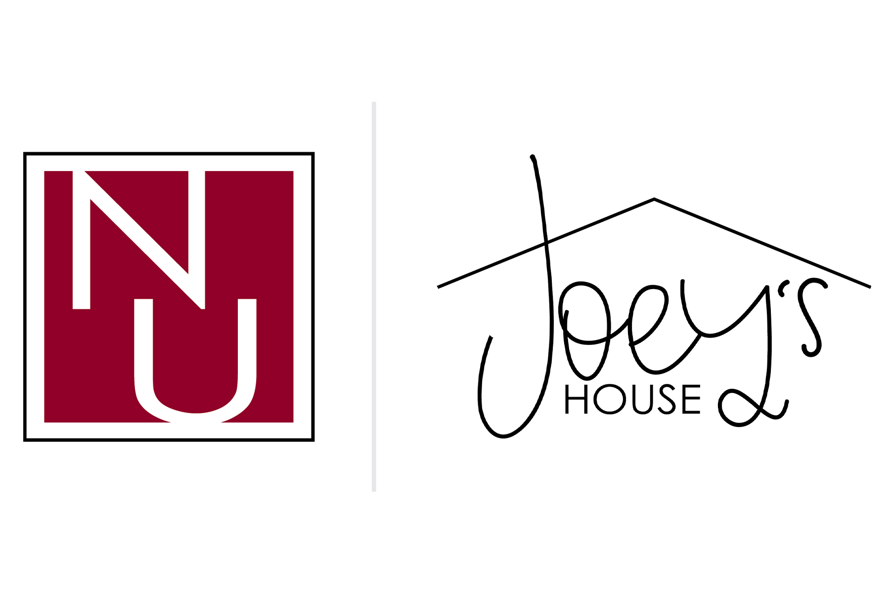 NUHS' Logo paired with Joey's House Logo