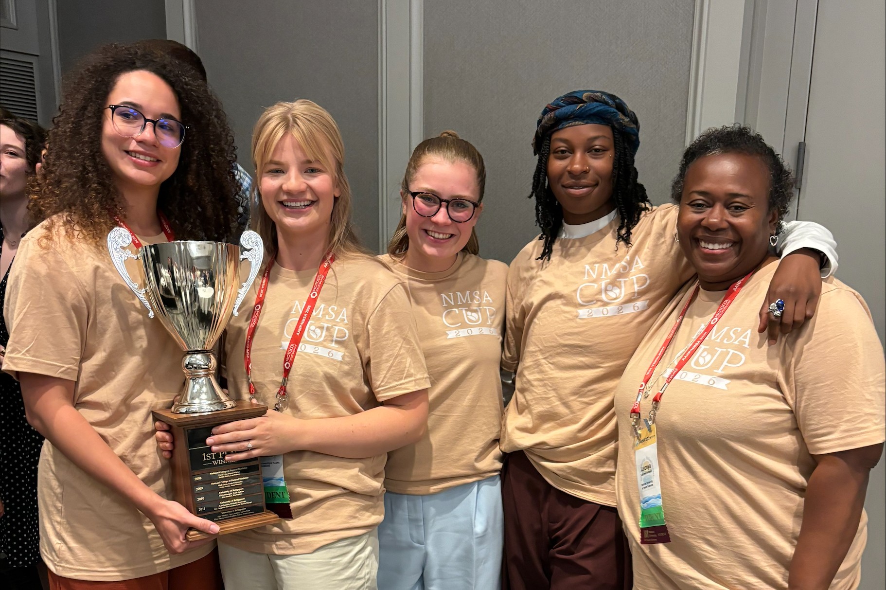 Winning NUHS student team at Summer 2026 AANP Conference