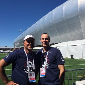 Dr. Guadagno and Michael Stern at Olympic trials