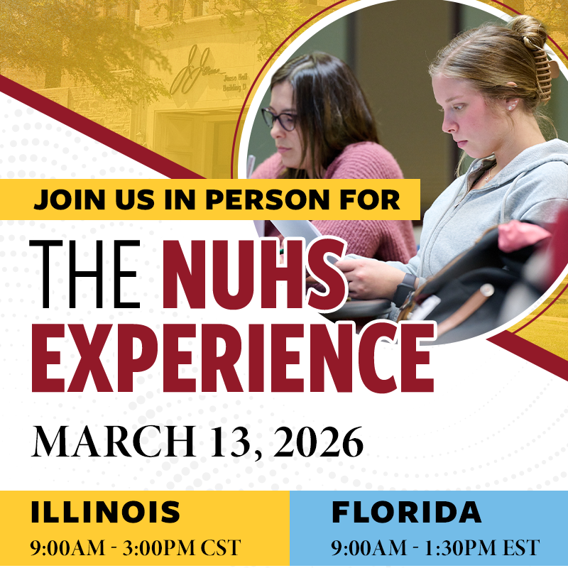 The NUHS Experience event held on March 13, 2026