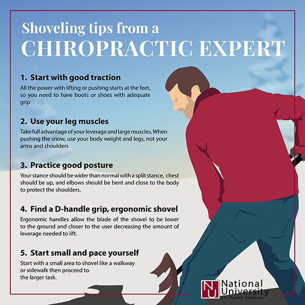 Shoveling tips from a chiropractic expert