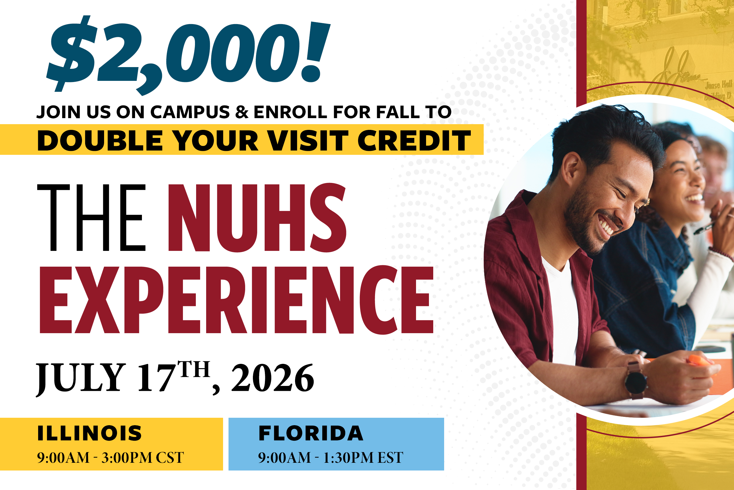 The NUHS Experience Illinois and Florida Locations