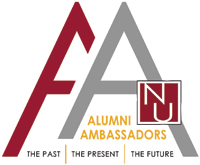 NUHS alumni ambassadors logo