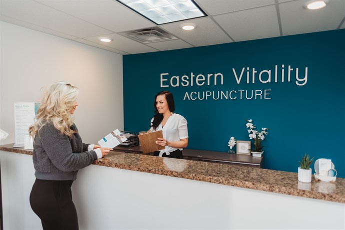 Eastern Vitality acupuncture office reception